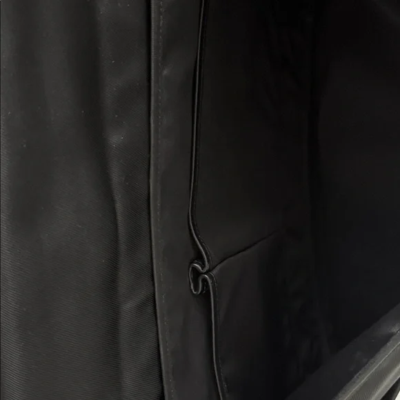 Coach Black Leather Laptop Bag | Silver Hardware | Work and Travel Ready - Picture 6 of 6